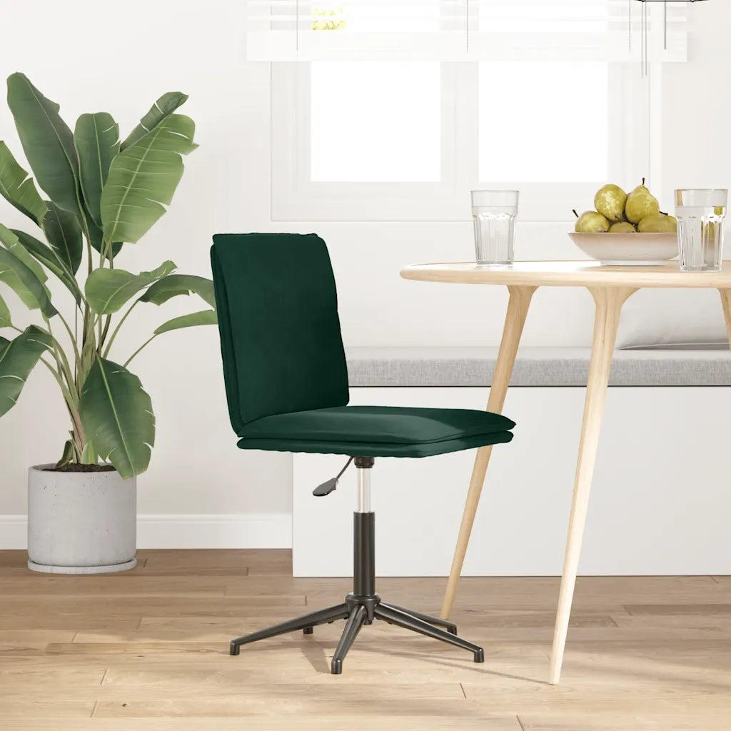 Sedia da Pranzo Grigio Scuro in Velluto 4101269