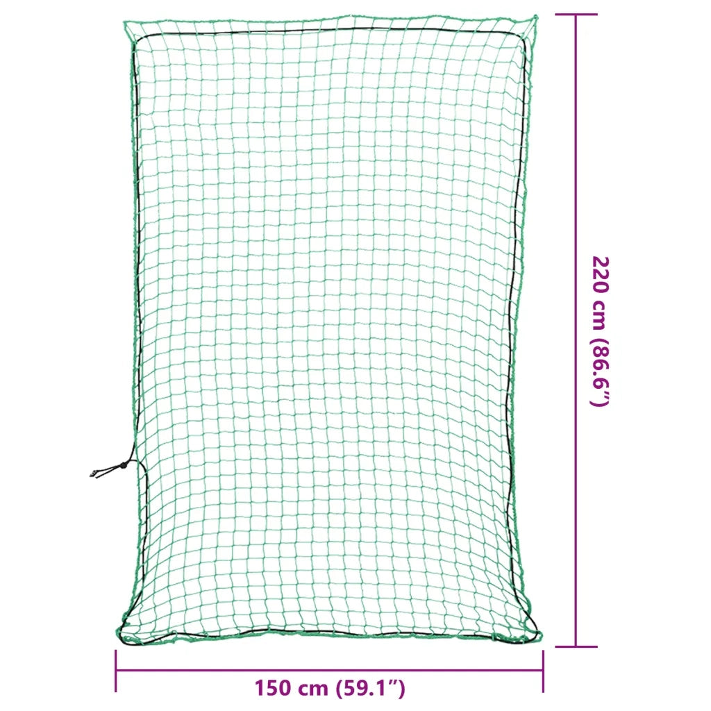 Rete per Rimorchio con Corda Elastica Verde 2,2x1,5 m in PP CFW9549652