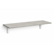Mensola da Muro da appoggio in Legno nobilitato spessore 1,8 cm in colore Cemento 90x60 cm