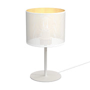 Lampada da tavolo Loft Shade bianca Ø18 E27 Luminex