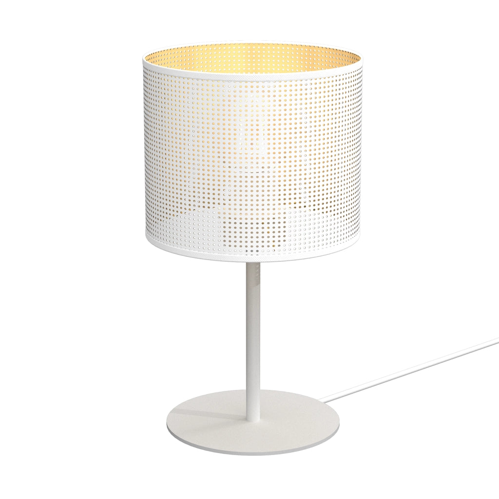 Lampada da tavolo Loft Shade bianca Ø18 E27 Luminex