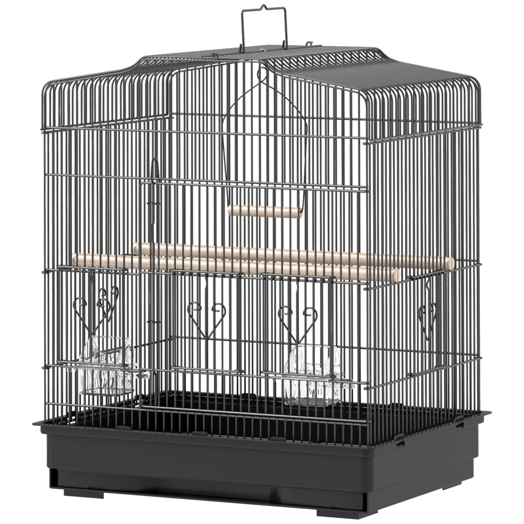 Gabbia per Uccelli ¨C Minimal ¨C Nero 46.5x36x59 cm