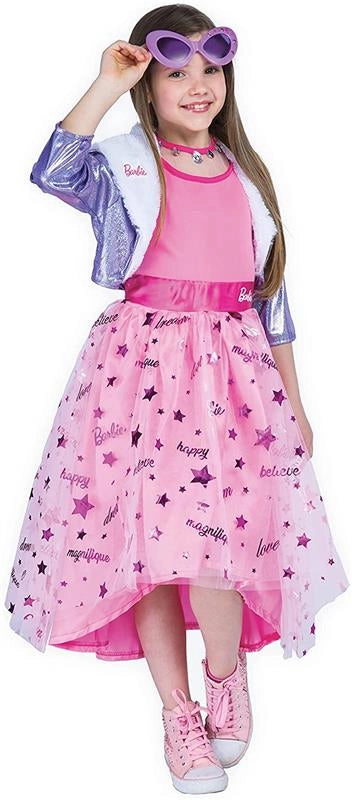 COSTUME CARNEVALE BARBIE DIVA  PRINCESS TAGLIA 4-5 ANNI