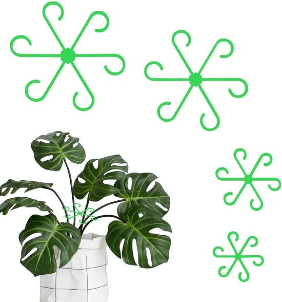 Supporti per piante in plastica - set da 16 - diametri vari.