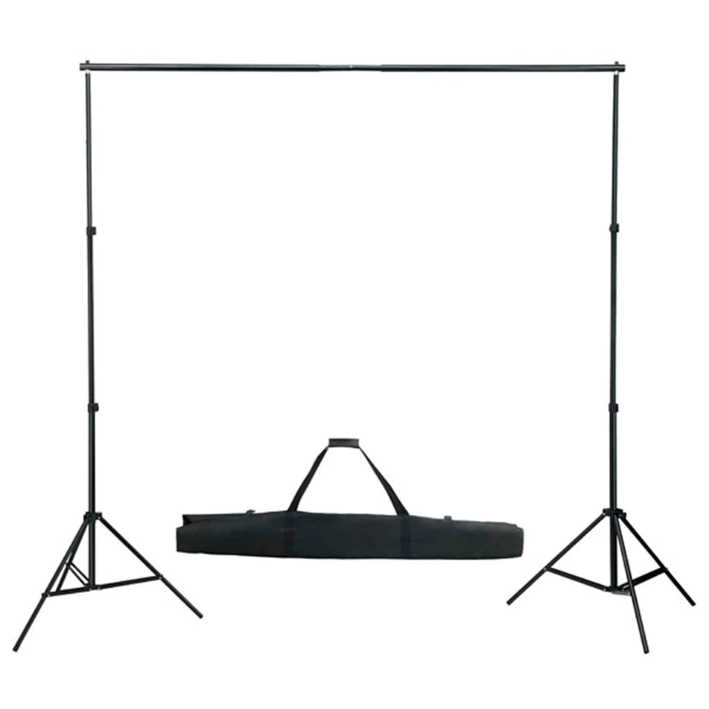 Kit professionale per studio fotografico con softbox e fondale nero 02_0001435