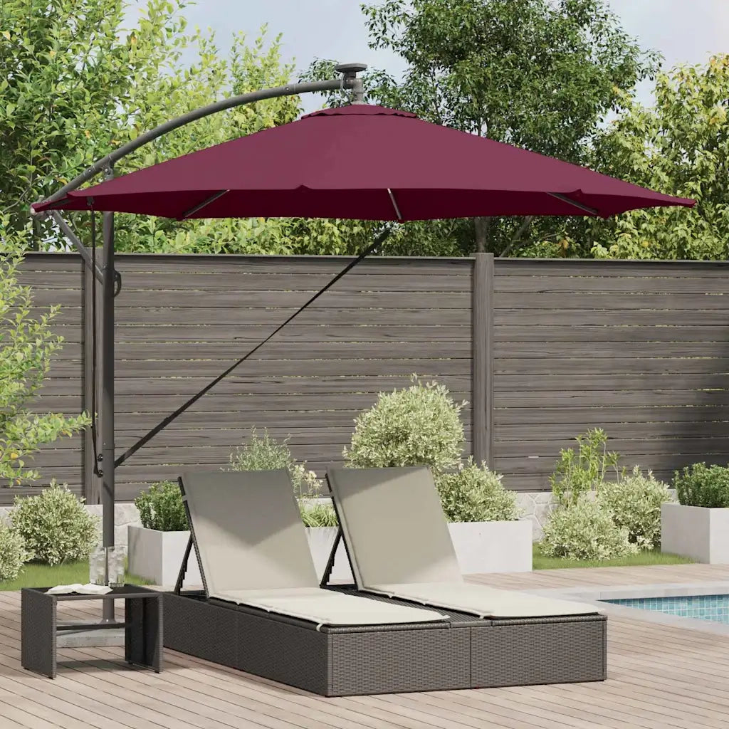 Ombrello | Parasolne Rosso Bordeaux 294 x 294 x 248 cm
