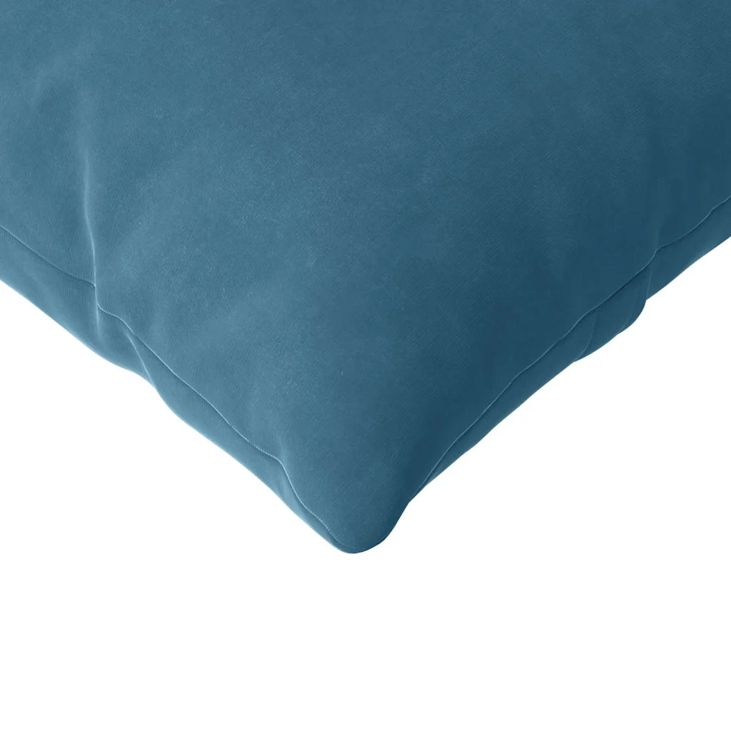 Cuscini da Divano 2 pz-Set di 2 Cuscini per Sofa Blu 120 x 40 cm Tessuto in Cords 295702