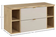 Set mobili bagno 100 cm con piano Dalia Cashmere 100 cm