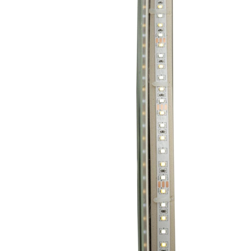Specchio Da Muro Led Simple Ovale cm 60x3,5x80 (luce Con 3 Temperature Di Colore)