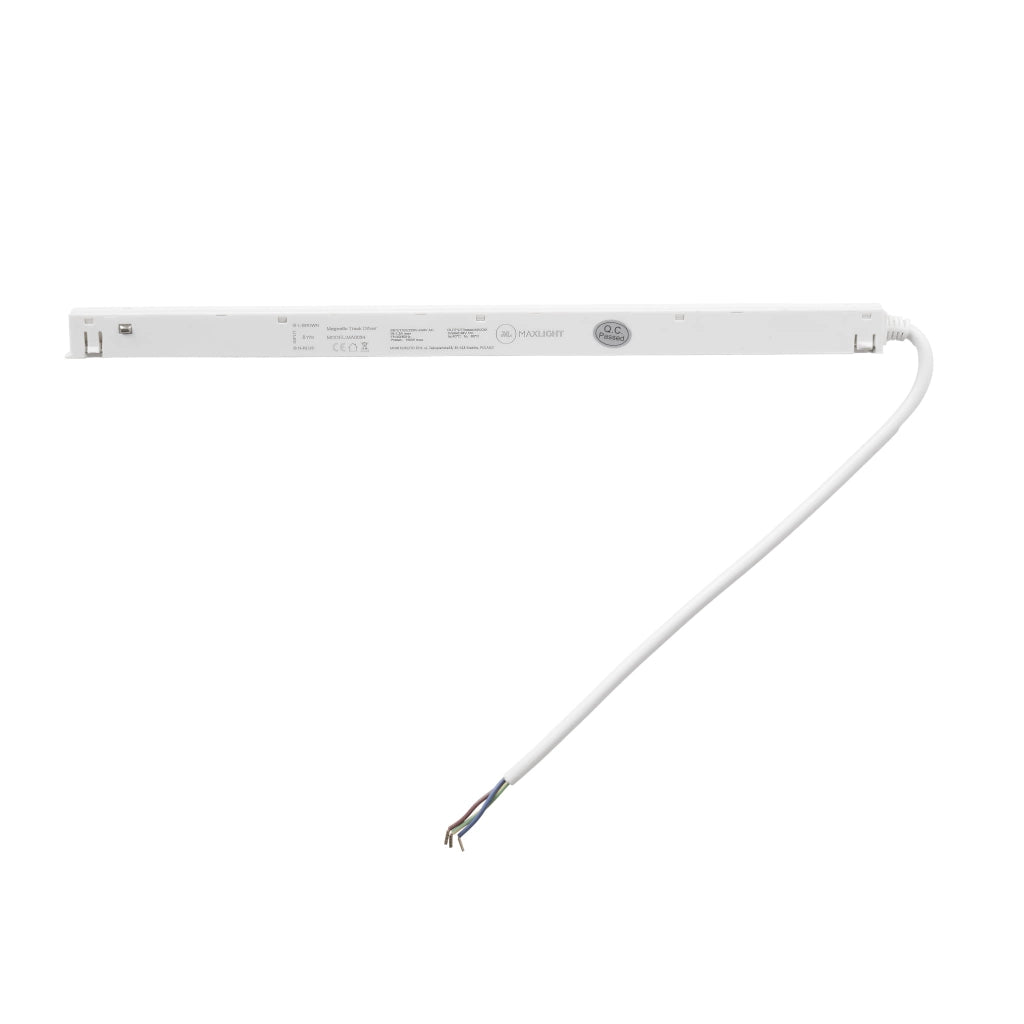 Alimentatore slim 150W per binario magnetico bianco Maxlight