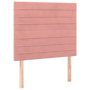 Testiera | Testata Rosa 100x5x118/128 cm Velluto