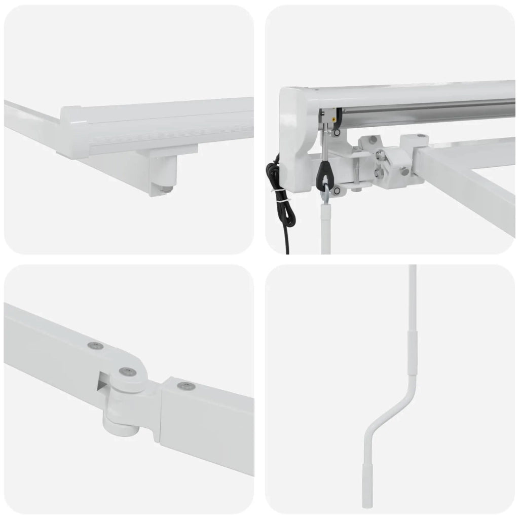 Struttura della tenda elettrica retrattile Bianco 3 x 2,5 m 42024818