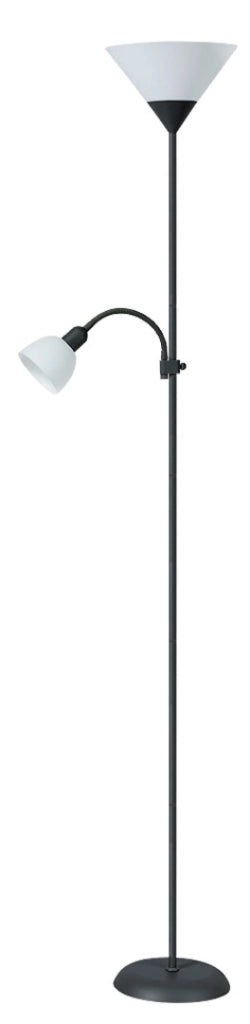 Lampada da terra Rabalux 4062 lettura E27+E14 nera