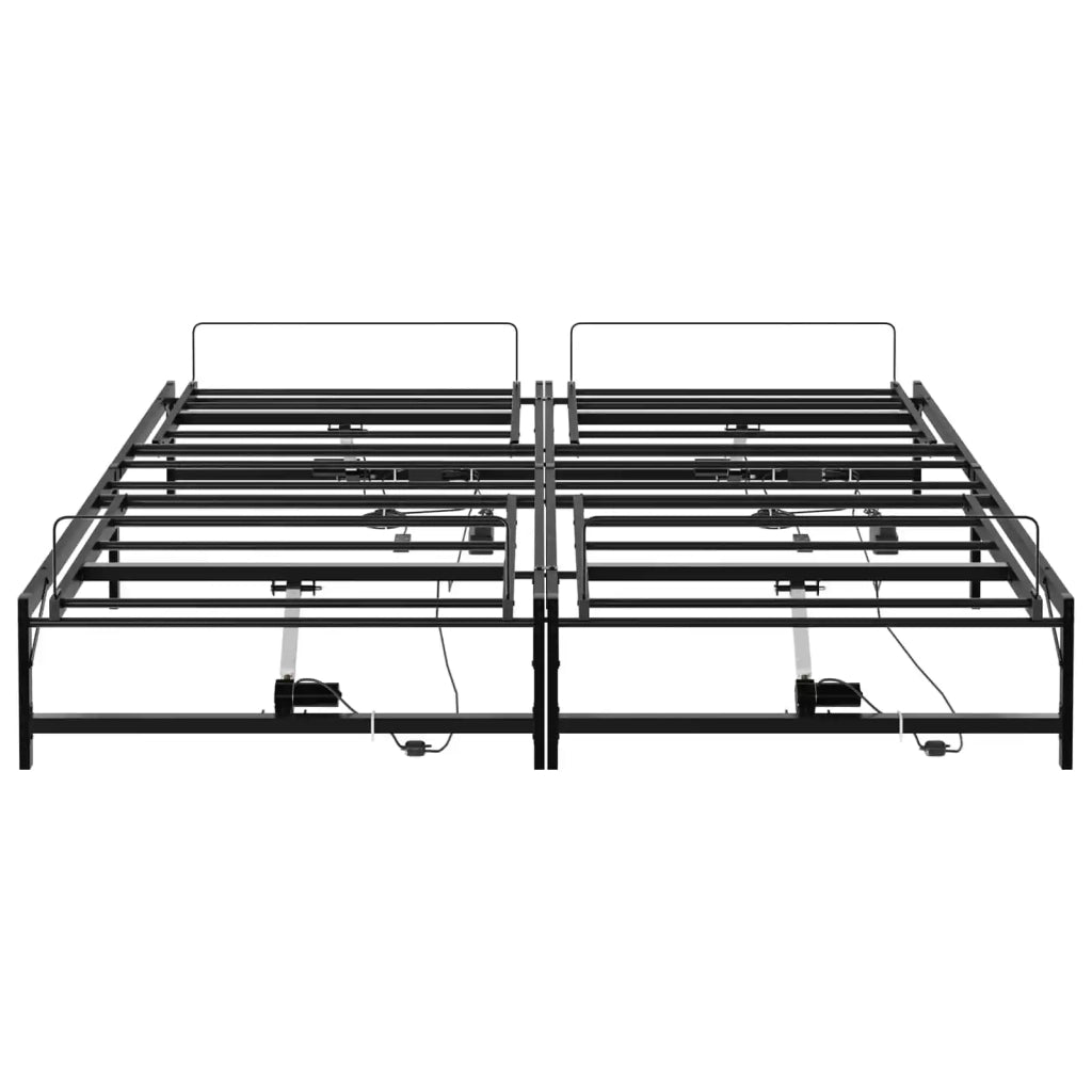 Telaio Letto Elettrico Regolabile Nero 160 x 200 cm Acciaio 3438623