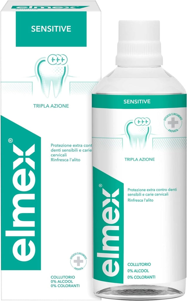 ELMEX COLLUTORIO SENSITIVE DA 400ML TRIPLA AZIONE SENZA ALCOOL