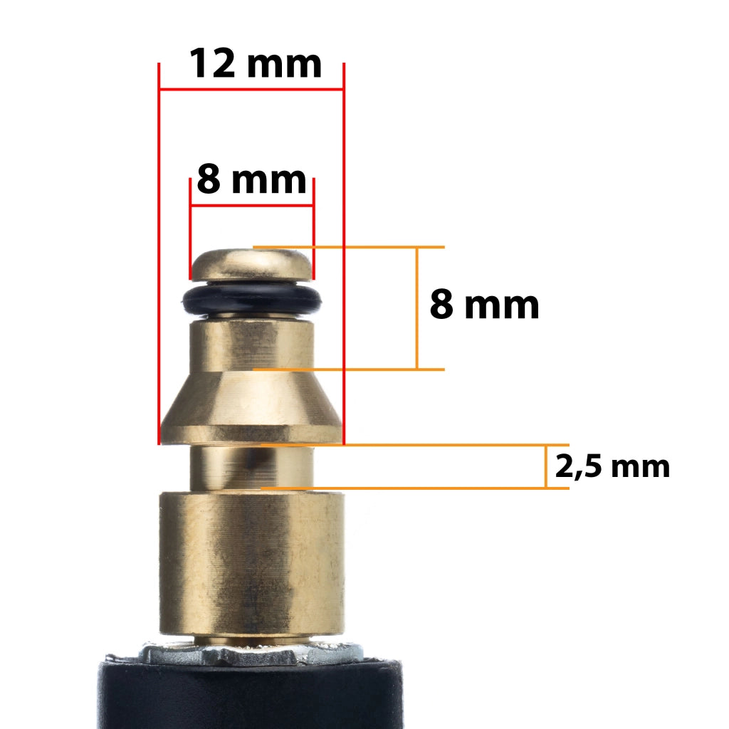 Tubo Alta Pressione 10m – Click Connect, Nylon, PVC | Max 200 Bar, 60°C