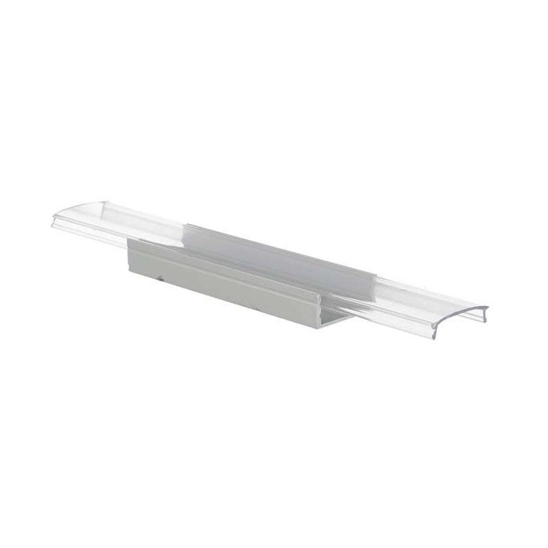 3 Metri Diffusore Copertura PC Trasparente Per Profilo Alluminio Larga da 20mm