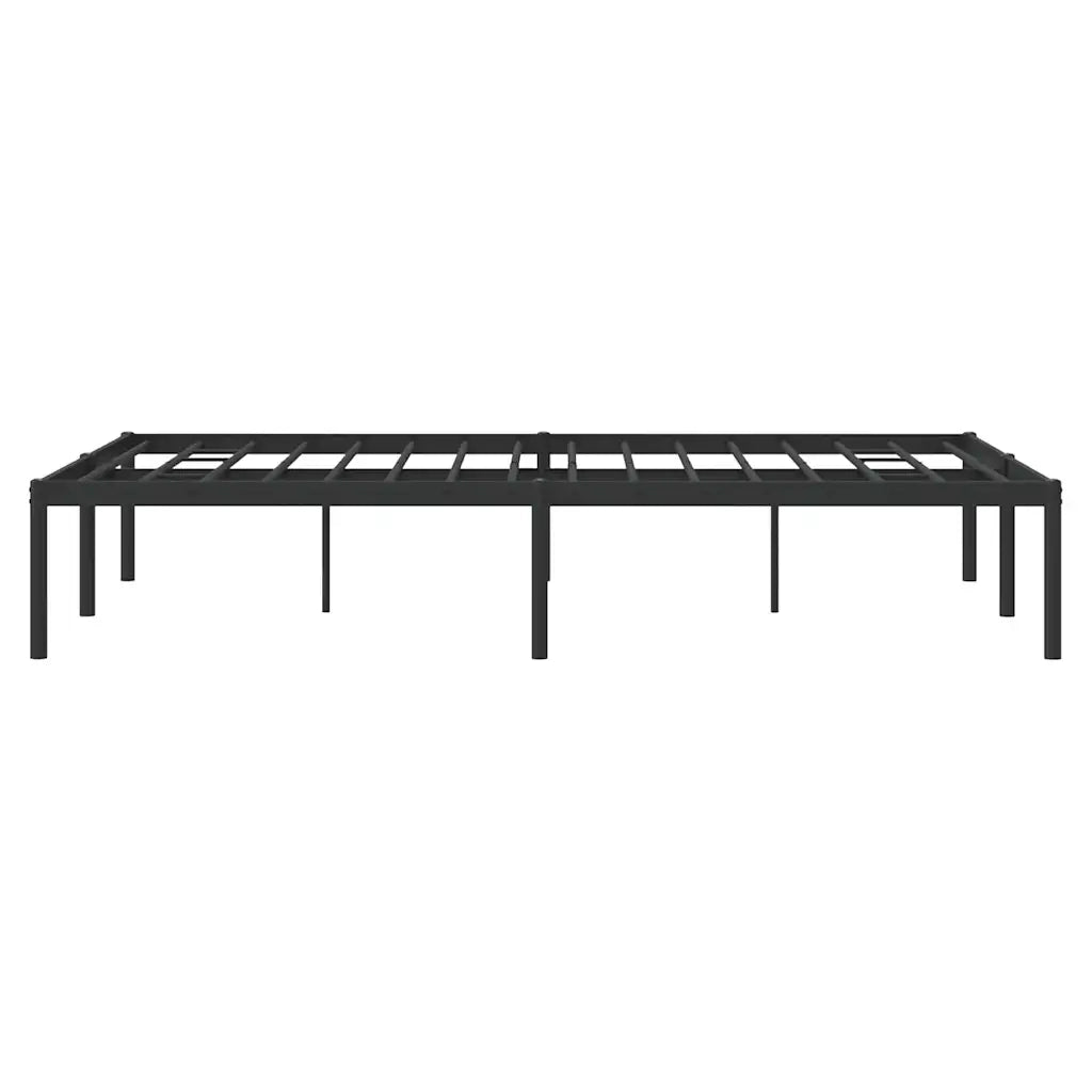 Giroletto-Struttura Letto in Metallo Nero 135x190 cm