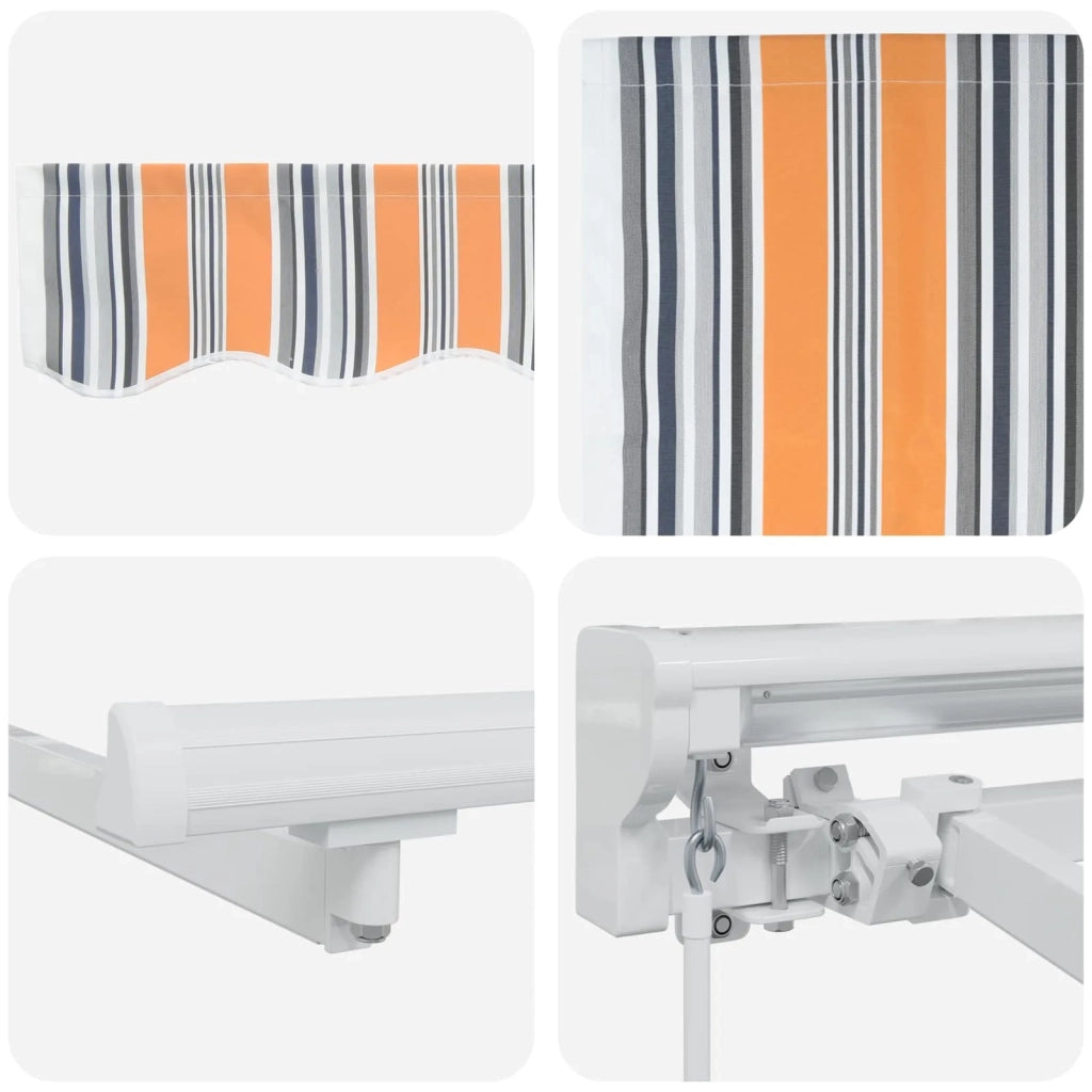 Cornice per Tenda Manuale con LED 3 x 2,5 m 3420582