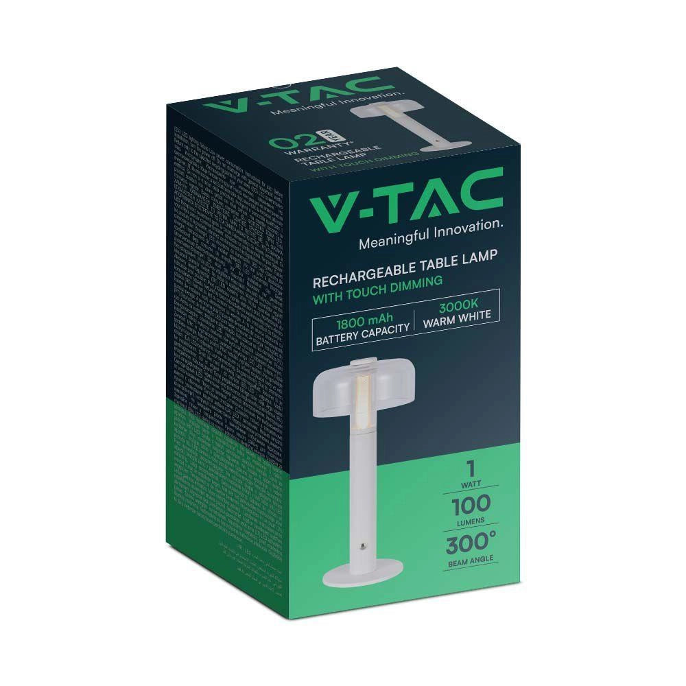 Lampada da tavolo LED 1W 100lm dimmer USB-C bianca