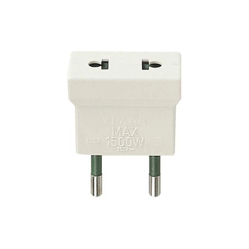 01352.B Adattatore S10 - Usa+Eu Bianco