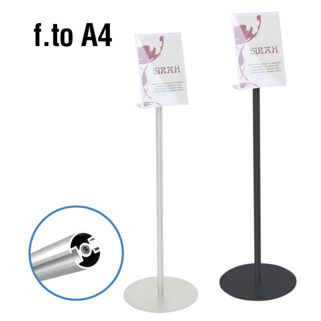 Espositore porta depliant formato A4 - Silver