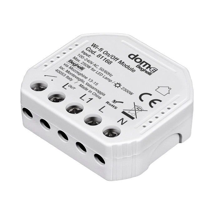 Beghelli MODULO SMART ATTUATORE ON/OFF MAX 2300W IP20 DOM-E