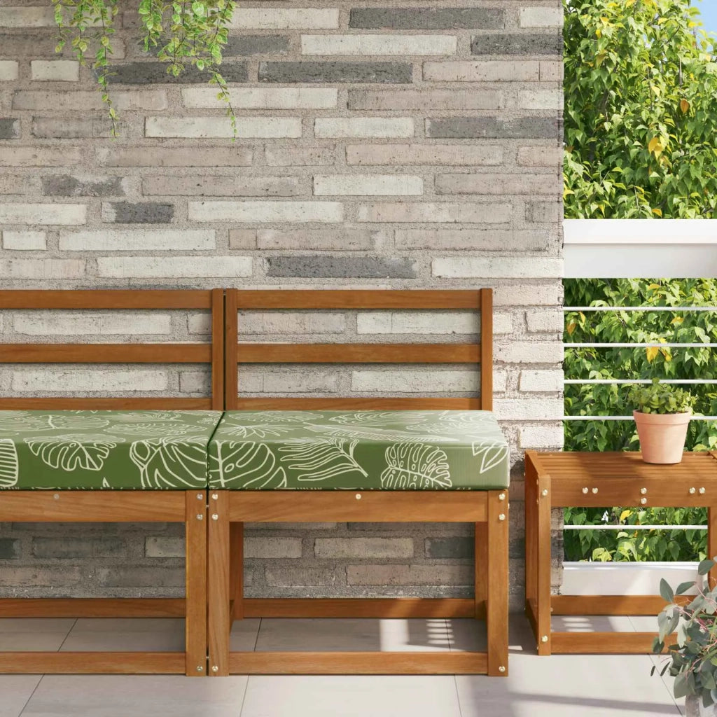 Cuscino per divano da esterno Design a foglia 60 x 60 x 8 cm 900707