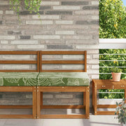Cuscino per divano da esterno Design a foglia 60 x 60 x 8 cm 900707