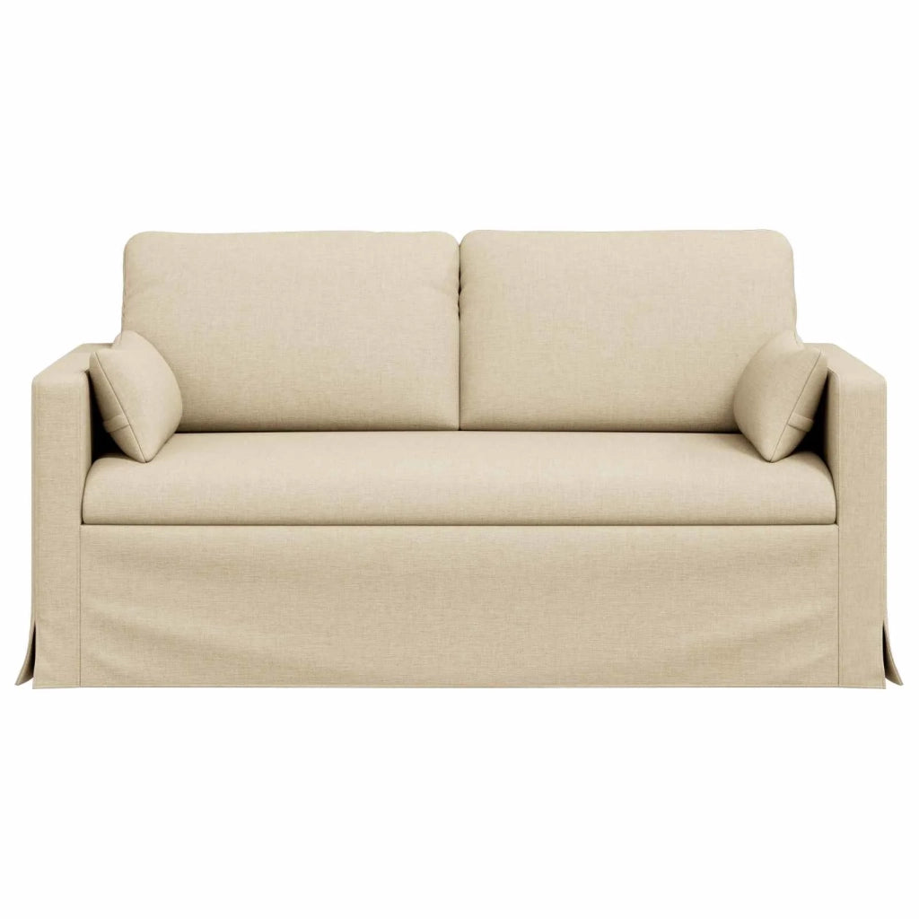 Divano Crema 158 x 78 x 80 cm Tessuto 42024367