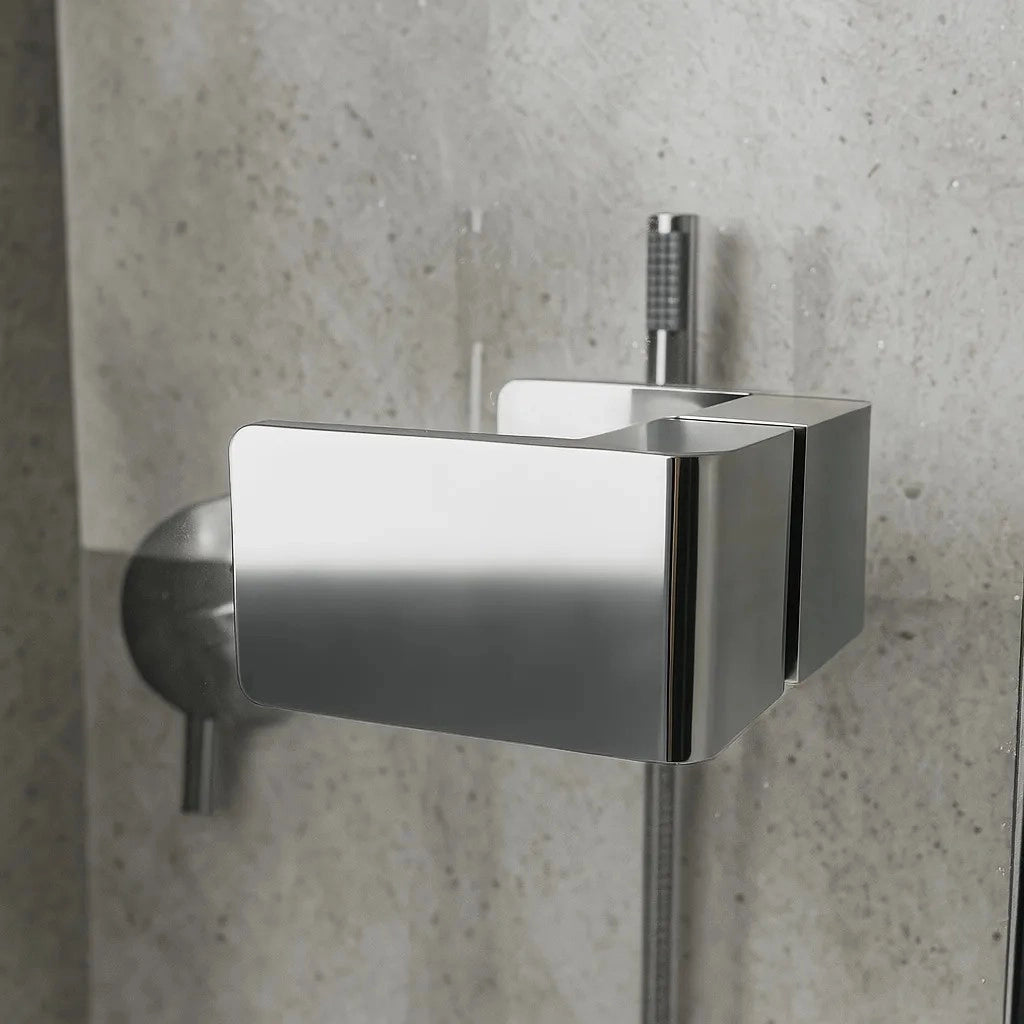 Cabina Doccia Rea Atlas 100x80 Chrome destra