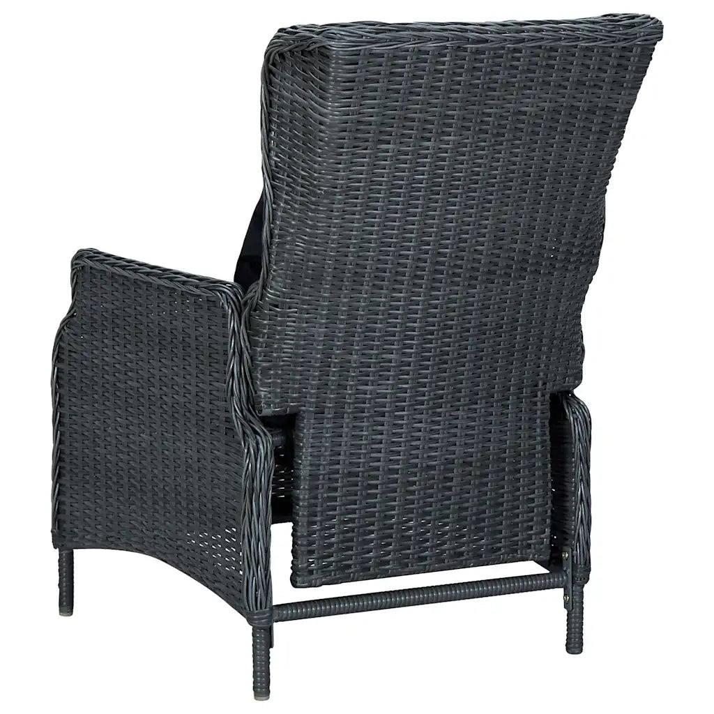 Set da Pranzo da Giardino 9 pz Grigio Scuro 3067935