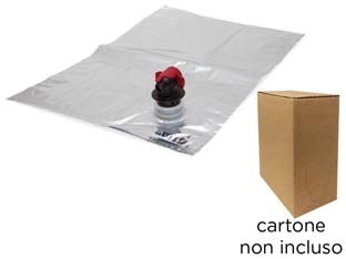 BAG IN BOX SACCA CON TAPPO- - per cartone lt.5 ns. cod.476065 - 10 pezzi MAFFEI