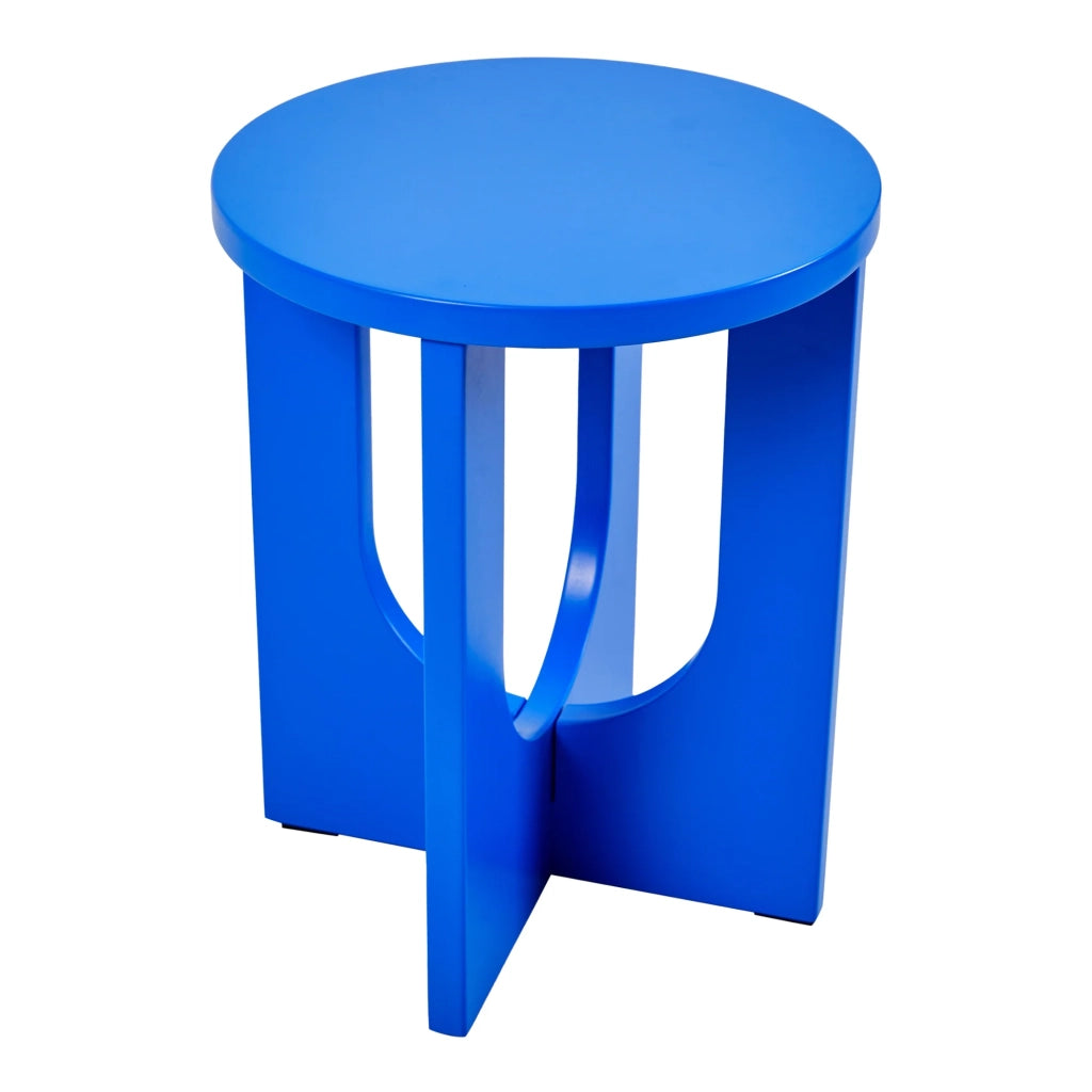 Tavolino laterale 50 x 40 cm blu 03_0010925