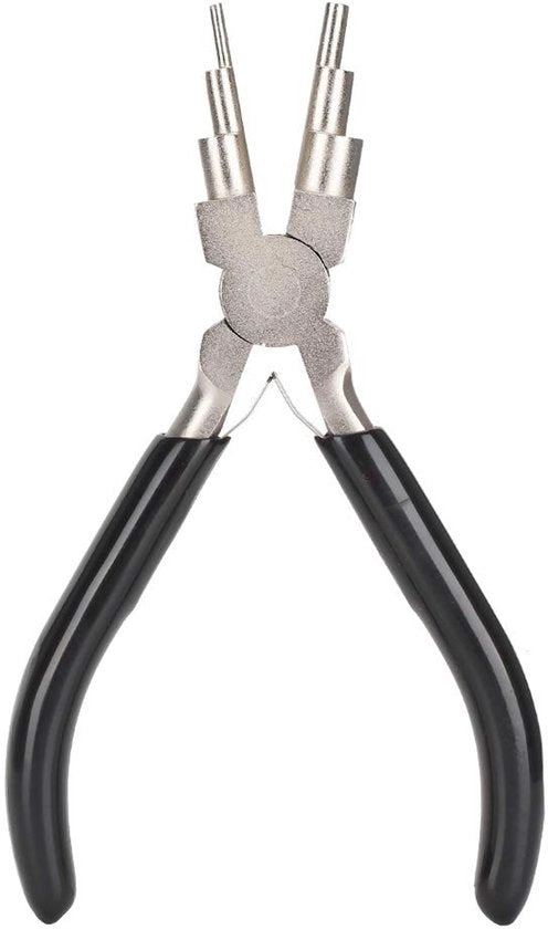 Tang per Orefice Ronde Testa - Sieradentang - Strumento per la Creazione di Gioielli - Acciaio Inossidabile - Duraturo - Adatto per Orecchini e Bracciali