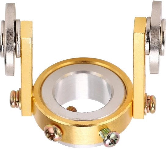 Wiel di guida per taglio con guida per il flusso dell'ossigeno - Regolabile in altezza - Velocità rapida - Diametro interno 19-24 mm - Accessori - Utilizzo industriale - Accessorio laser