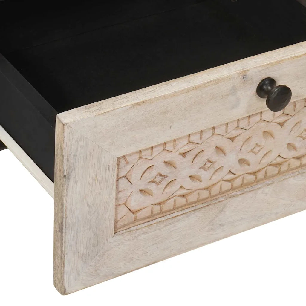 Armadio da Notte Bianco 40 x 33 x 46 cm Legno ingegnerizzato 4018122