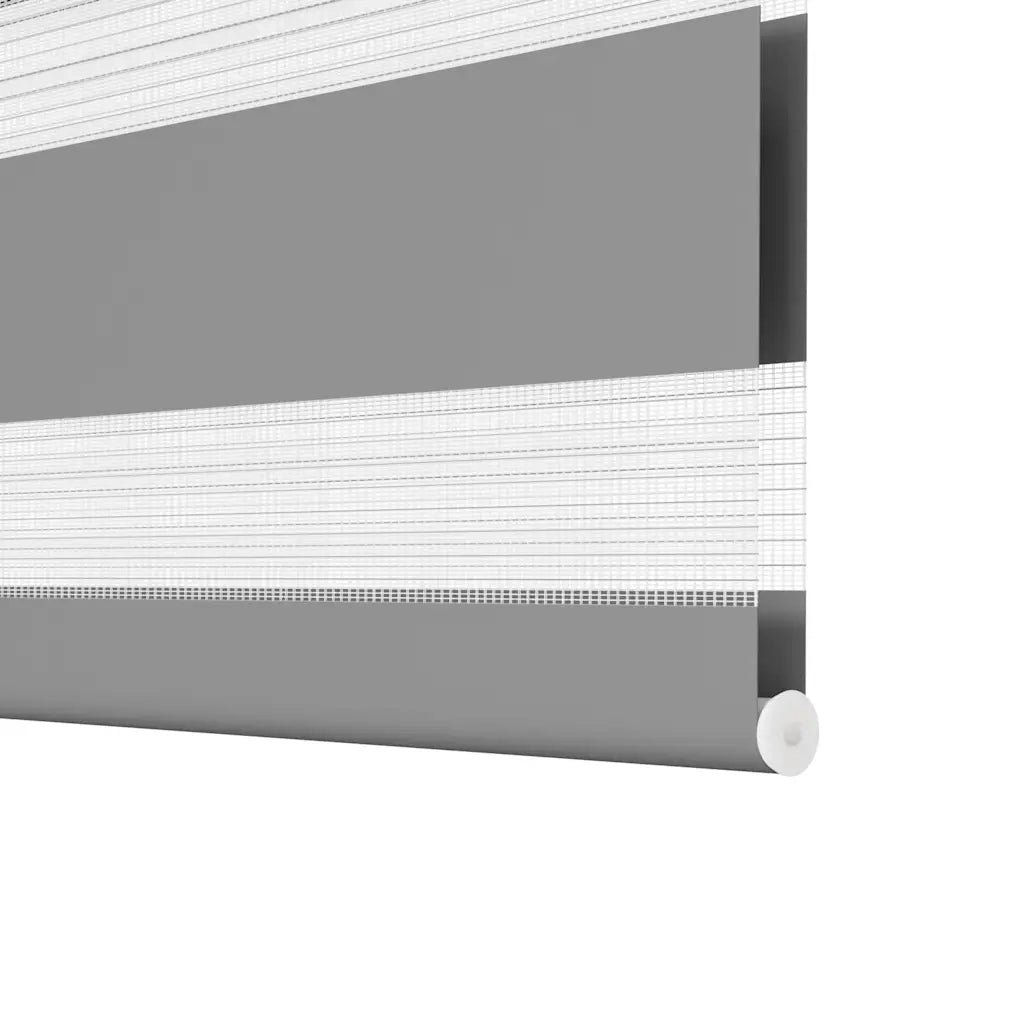 Tenda a rullo | Tenda avvolgibile zebra 50,9x100 cm Tessuto Larghezza 46,7 cm grigio