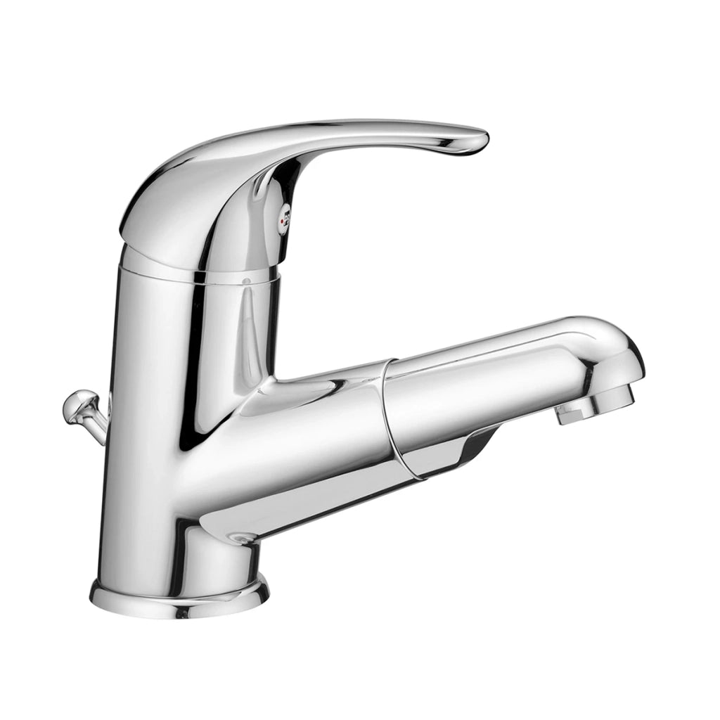 Monocomando lavabo con doccetta estraibile PB cromato