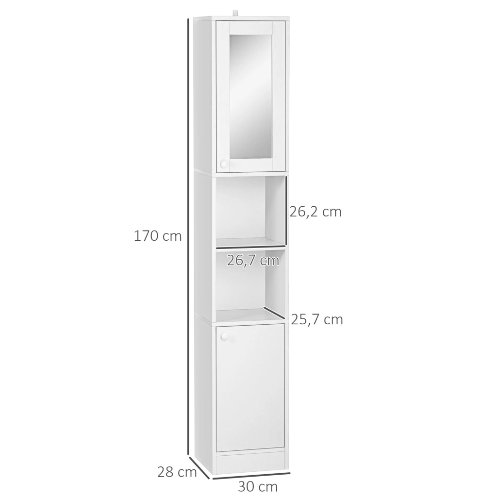 Colonna da bagno ¨C Minimal ¨C bianco 30x28x170 cm