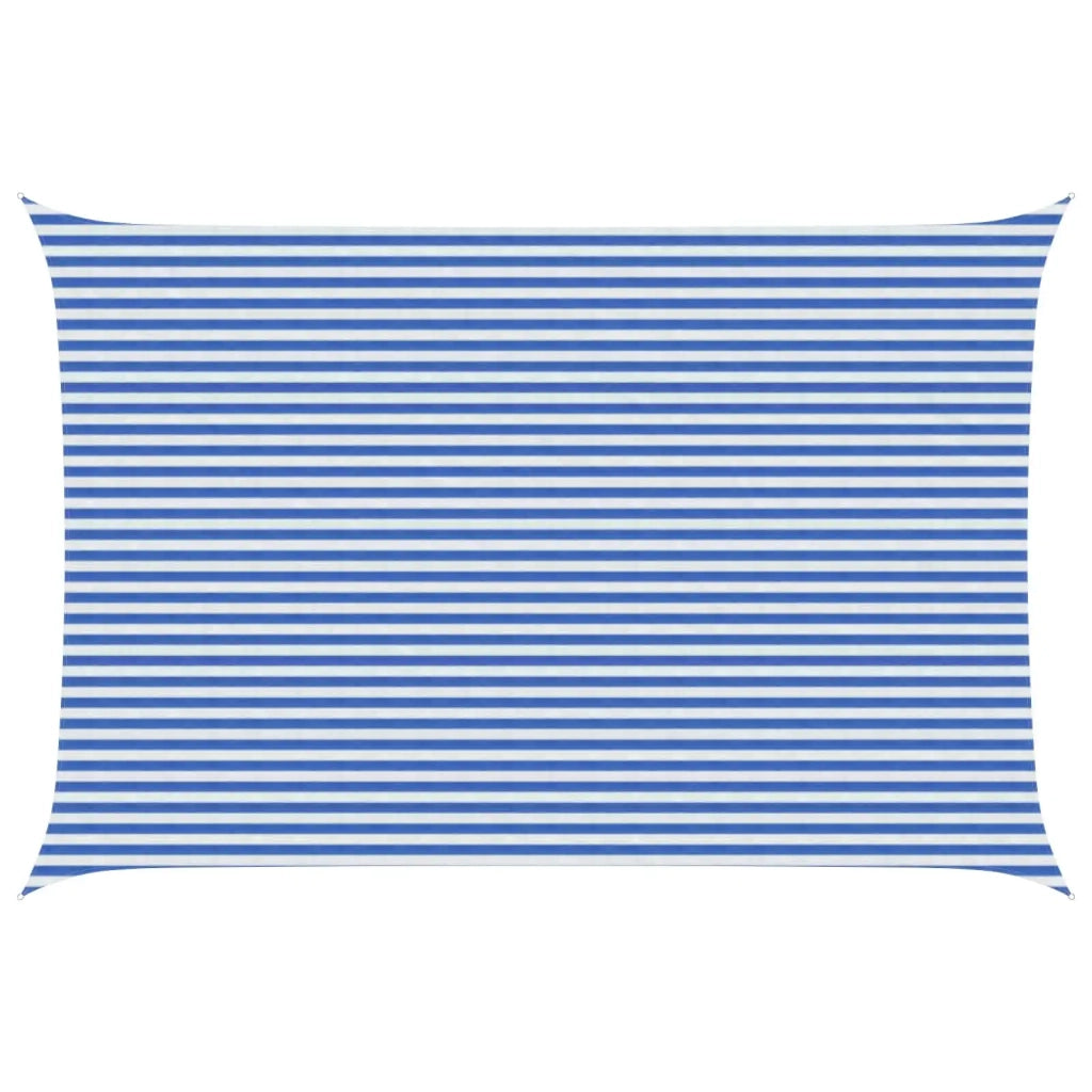 Telo Ombra Blu e Bianco 4 x 7 m HDPE 42032896