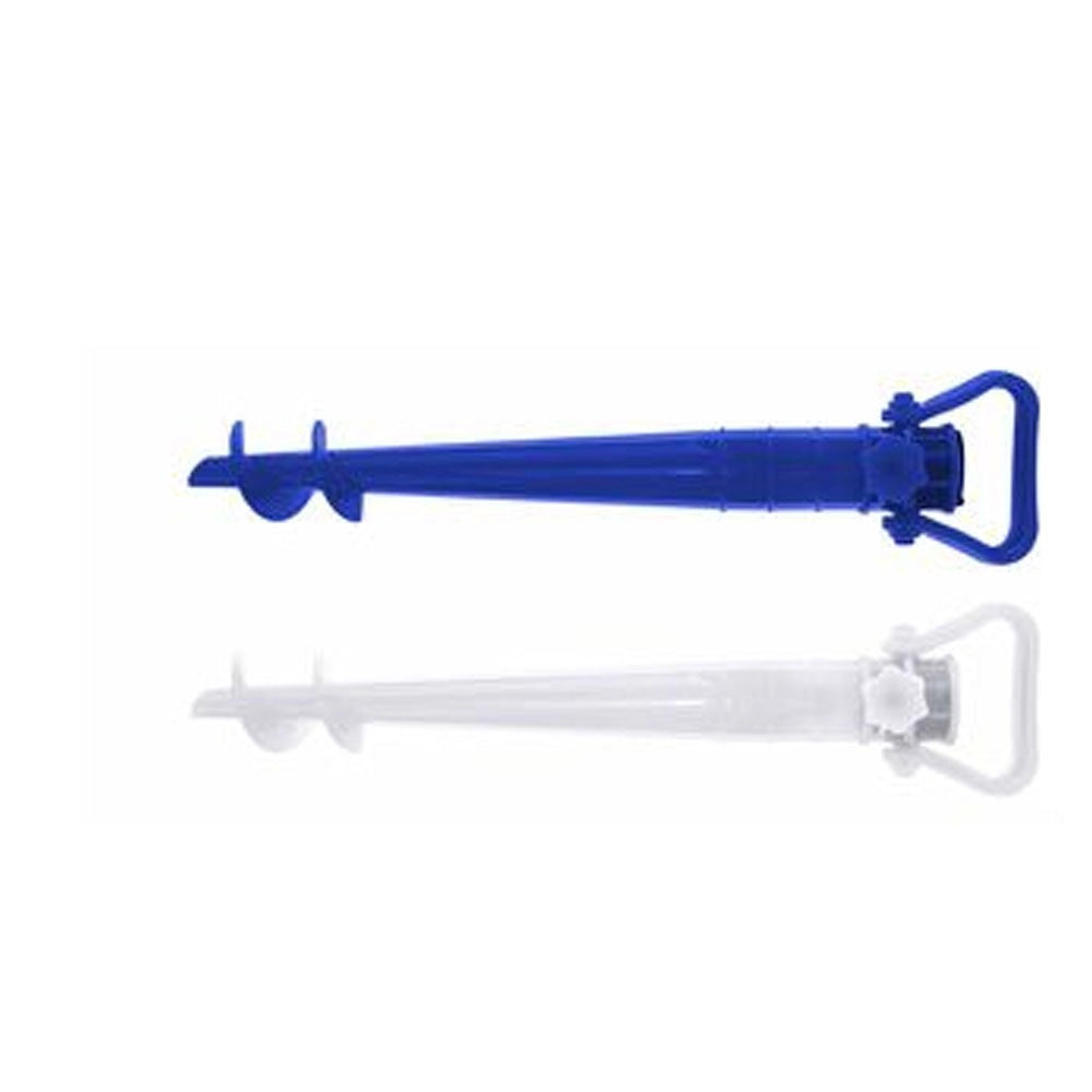 Trade Shop - Picchetto Trivella Per Ombrellone Spiaggia Scava Sabbia Supporto Universale 42cm -