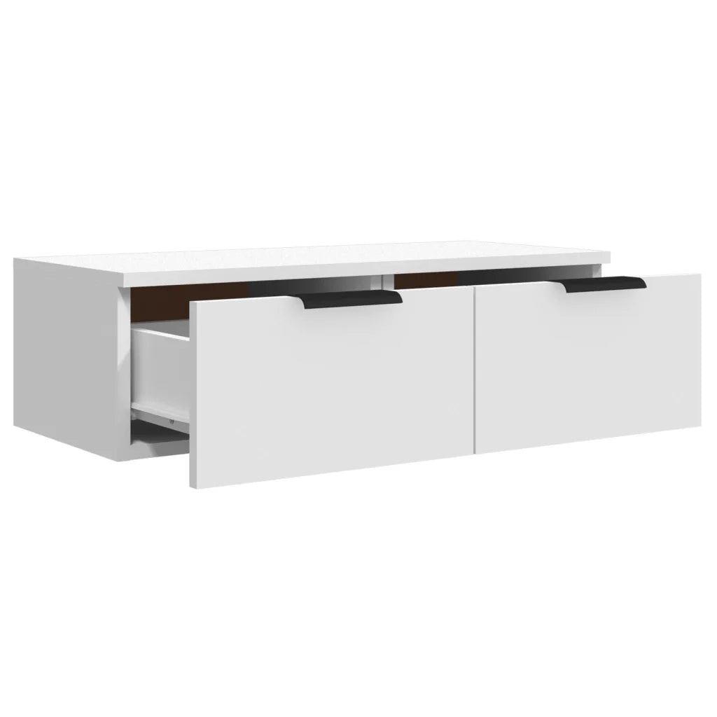 Mobile a Parete Bianco 68x30x20 cm in Legno Multistrato 811394