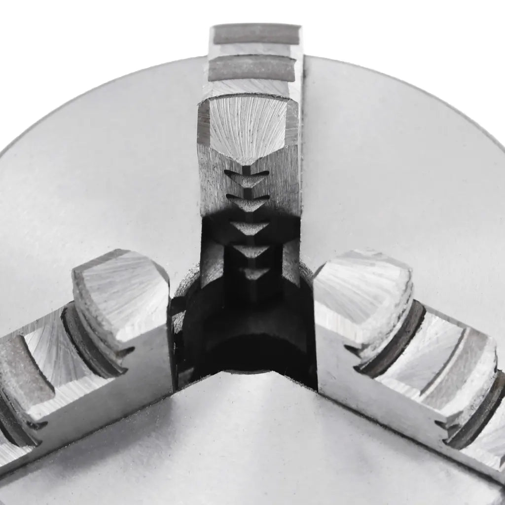 Mandrino per Tornio a 3 Griffe Autocentrante 100 mm in Acciaio CFW3134556