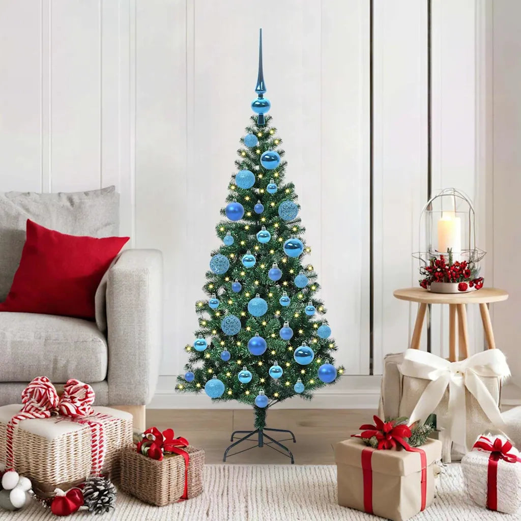 Albero di Natale artificiale con luci integrate Verde 120 cm 3396743