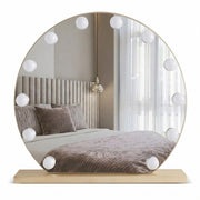 Specchio Led Hollywood L. Gold 50 Cm