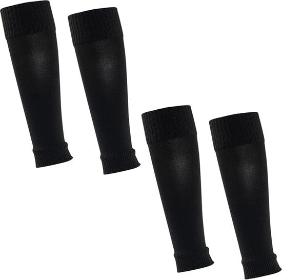 Calzettoni da Calcio Uomini 40cm 2 in Pack Nero, 40-50