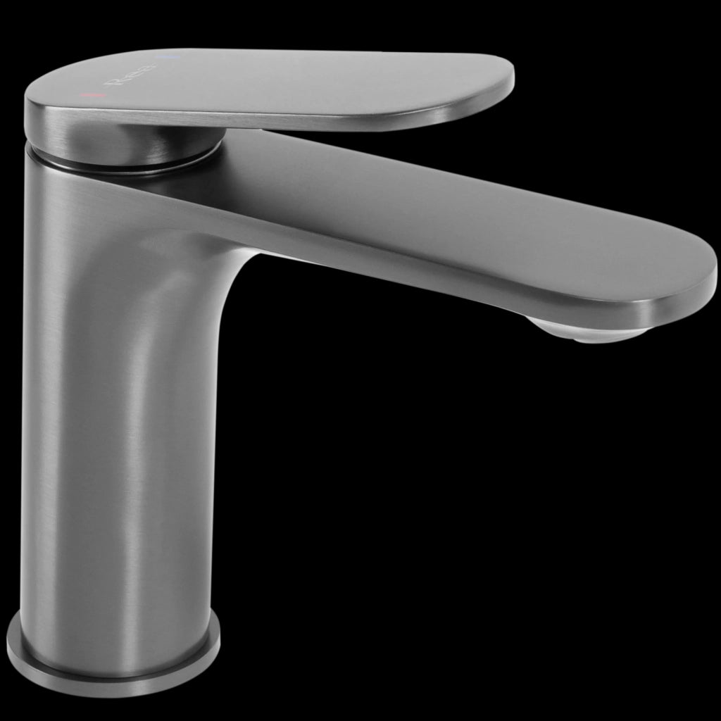 Rubinetto Da Lavabo Rea Marco Gun Grey Low