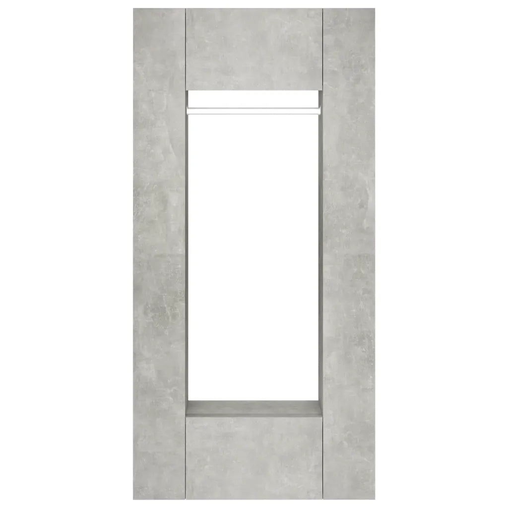 Mobili da Corridoio 2 pz Grigio Cemento in Legno Multistrato 3082039