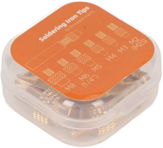 Soldeerbouttips universali - Adatti a 3D stampanti - Puntoni di saldatura in rame - Per M2 M2.5 M3 M4 M5 M6